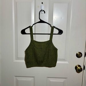 Wild Fable Green Knit Crop Top
